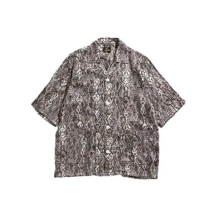 Needles Python Print Cabana Shirt-0
