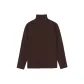 BROWN/Dark Brown, Turtleneck