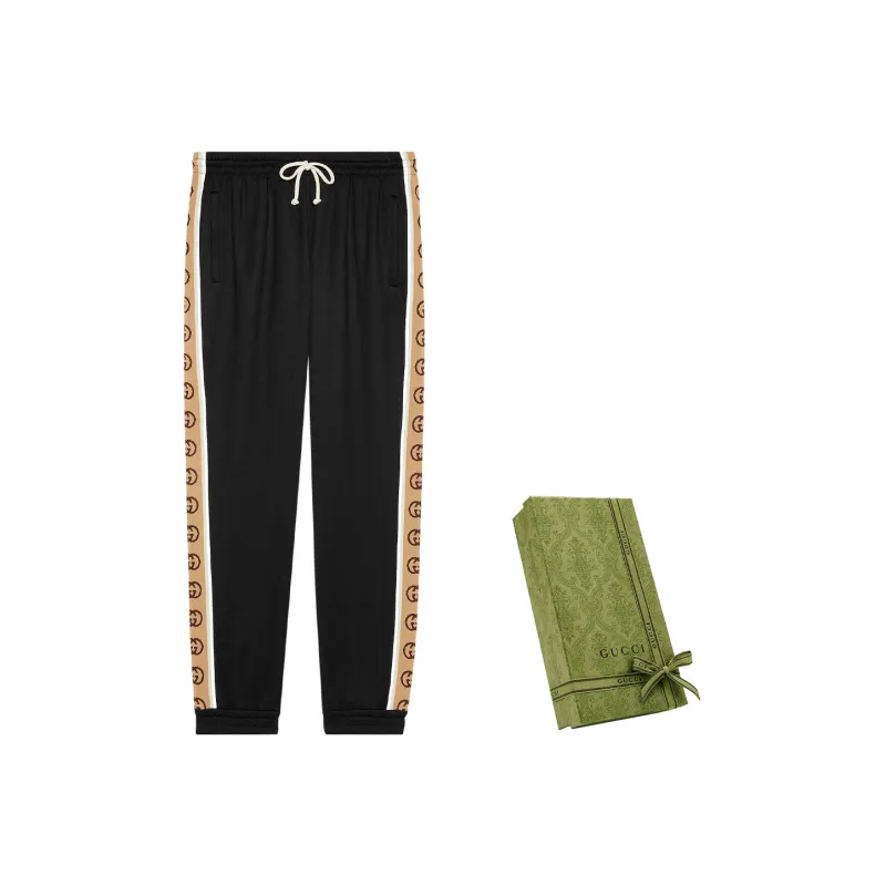 GUCCI Loose Technical Jersey Jogging Pant-1