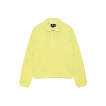 Stussy Fleece Zip Mock Hoodie