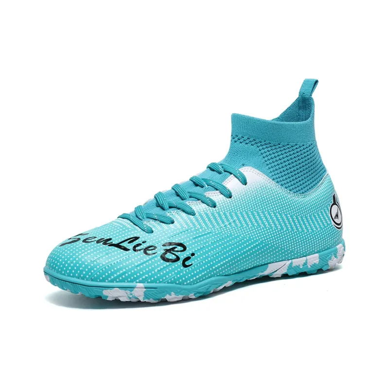 QIUTEXIONG FG Rubber Long Studs TF Rubber Broken Studs Soft Ground Firm Ground Slip Resistant Soccer Shoes Unisex-15