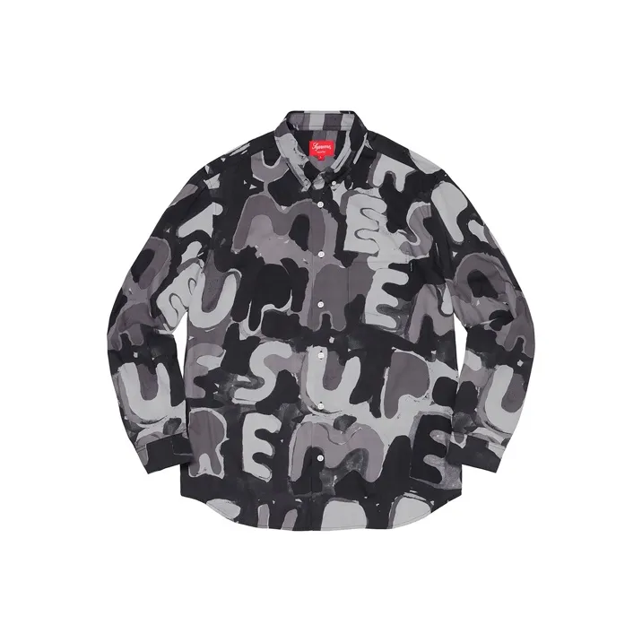 Supreme Painted Logo Shirt-3