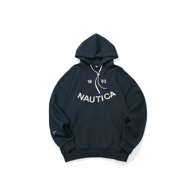Nautica White Sail Long-Sleeved Sweatshirt Unisex-0