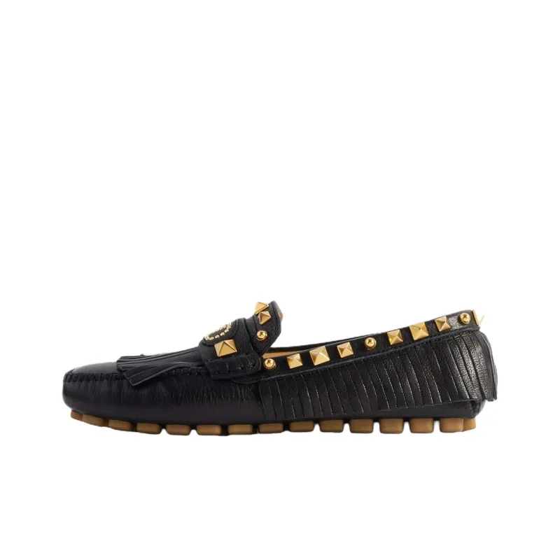 Valentino Gommino Loafers Women's Black-0