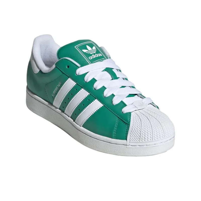 Adidas Superstar Ii Semi Court Green Cloud White Core Black-2