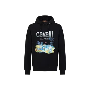 Cavalli Class Sweatshirt Men's Black