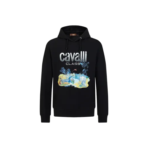 Cavalli Class Sweatshirt Men's Black