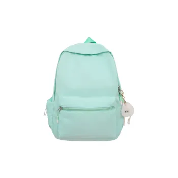 Single Warehouse Nylon Backpack Large Size Unisex Green/White/Black/Yellow/Pink