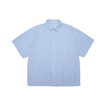 UNVESNO Shirts Unisex Light Blue Stripes