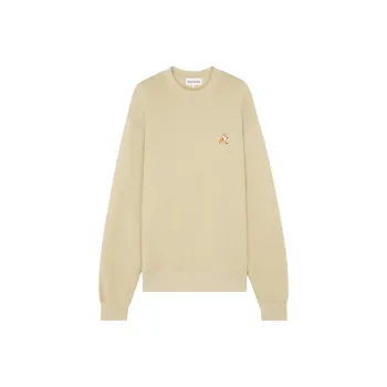 Maison Kitsune Speedy Fox Patch Crewneck Sweatshirt
