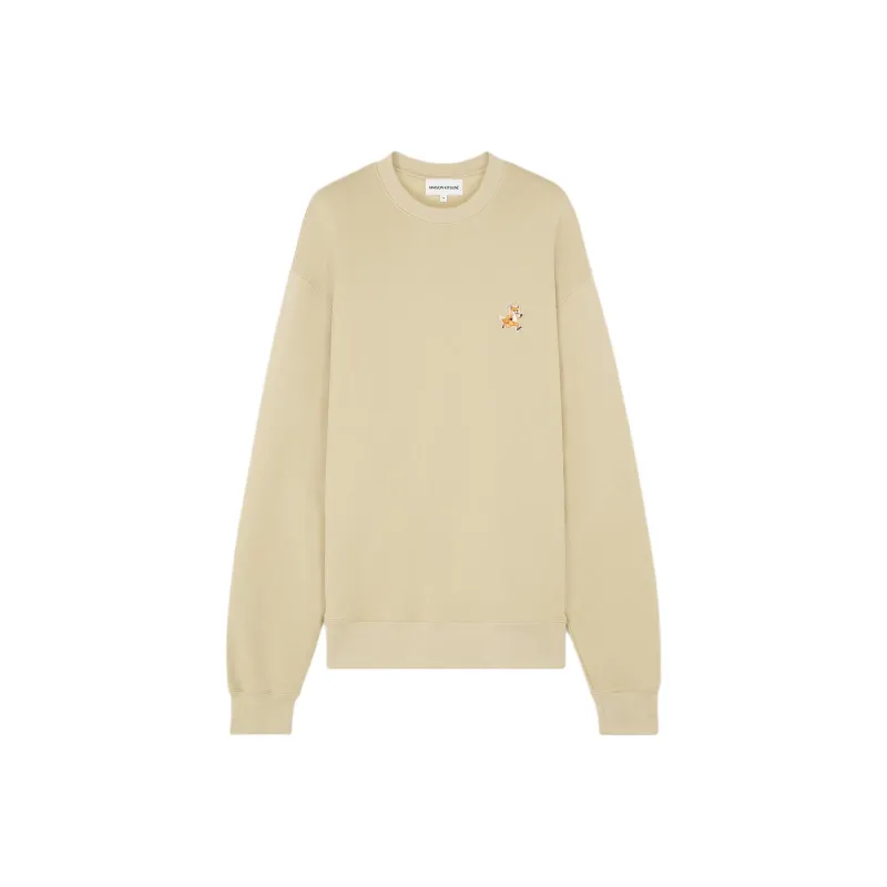 Maison Kitsune Speedy Fox Patch Crewneck Sweatshirt-0