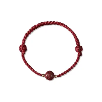 HELA DE HAI Reconstructed Cinnabar Bracelets Women's