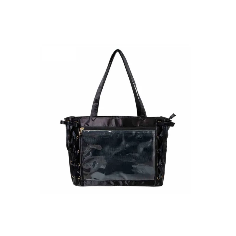OTA Fabric Shoulder Bag Regular Women's Silver-10