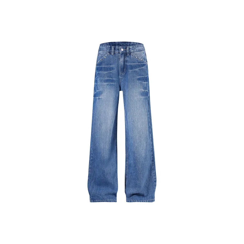 MIIOW Trend Party Series Jeans Unisex Bamboo Blue-1