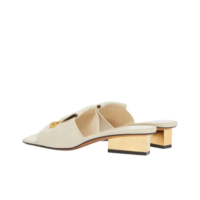 MARNI Slide Slippers Women's Beige-3