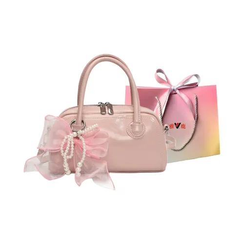 Yalu PU Handbag Women's Black/Silver/Pink/White