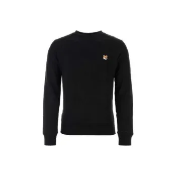 Maison Kitsune Fox Patch Crewneck Sweatshirt