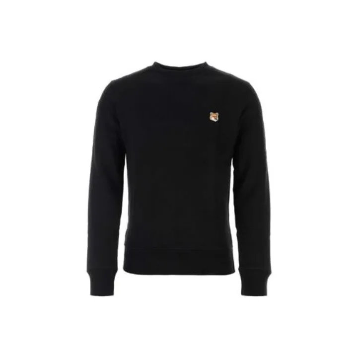 Maison Kitsuné Fox Patch Crewneck Sweatshirt-0