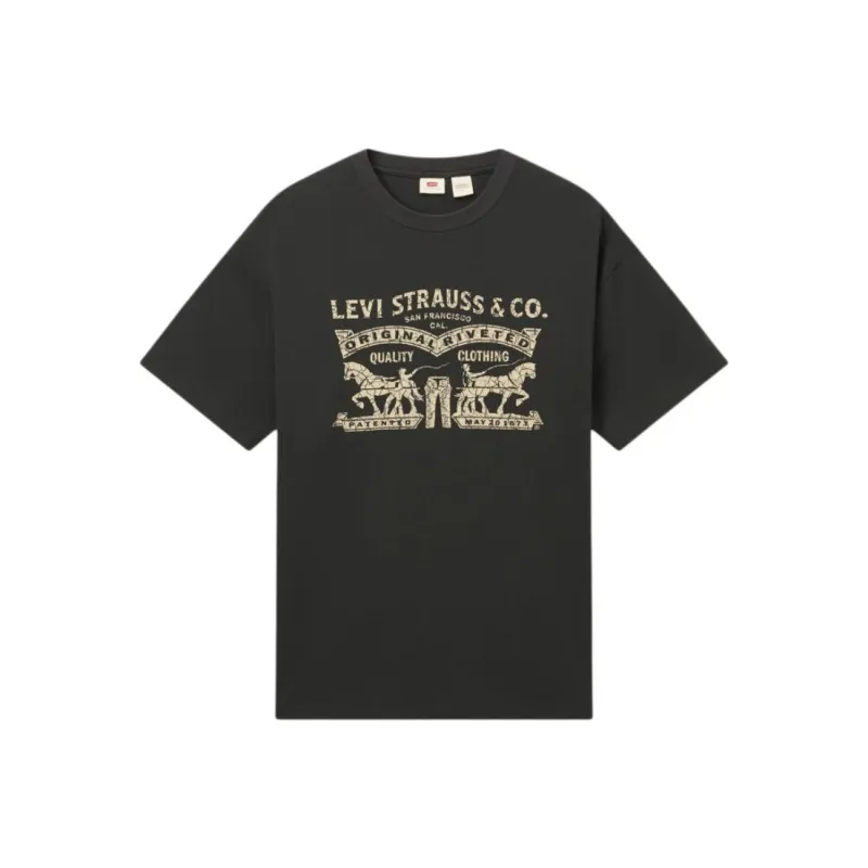 Levis T Shirts Men Black-0