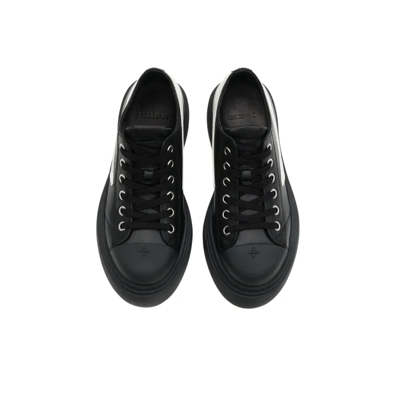 SMFK Low Top Skateboard Shoes Women's Wilderness Black-2