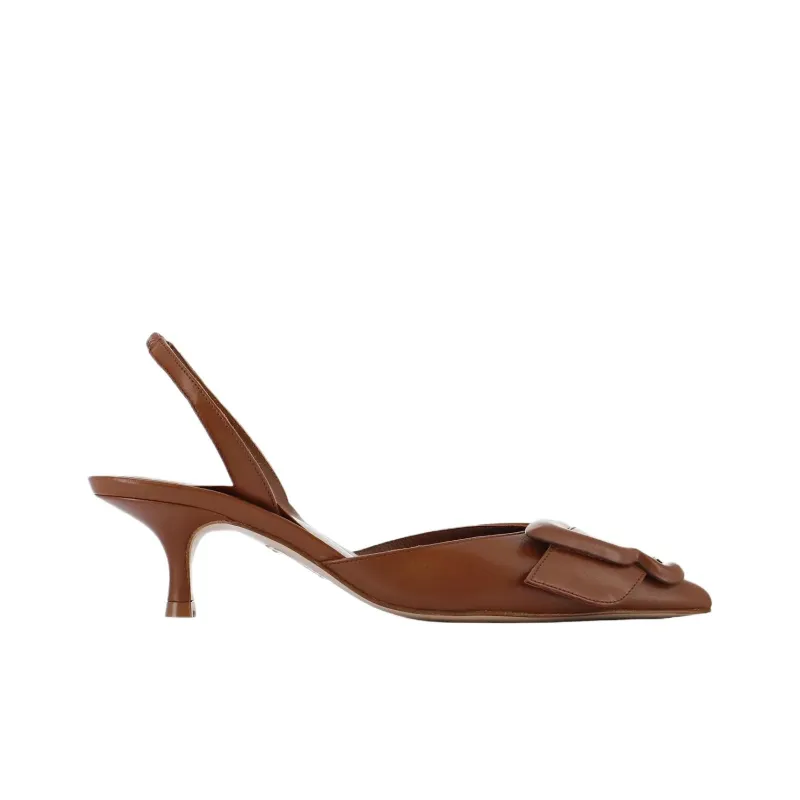Sophia Webster Blair Slim Heel High Heels 4cm Women's Brown-1
