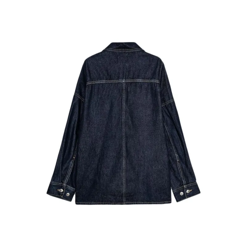 ZARA Trf Shirt Women's Deep Indigo-1