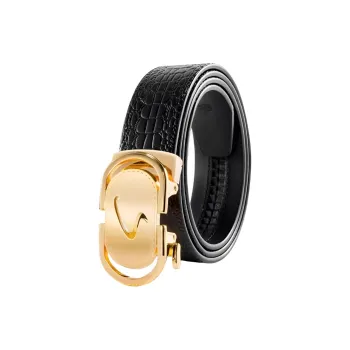 ROSEROOEN Cow Leather Belts Men's 3.5cm