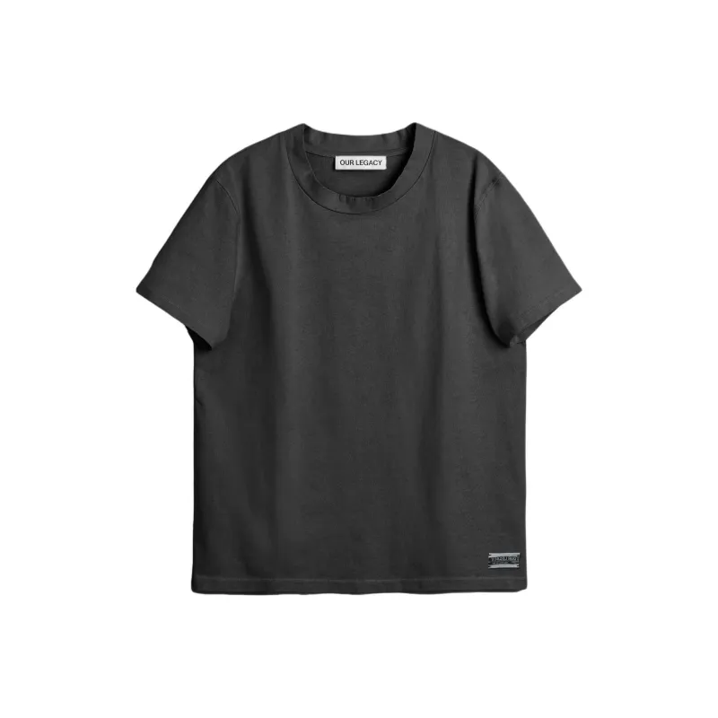 OUR LEGACY Slate Cotton Bliss T shirt-0