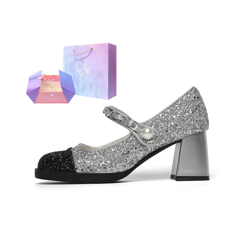 KATHRYN WILSON Chunky Heel High Heels 7cm Women's-14