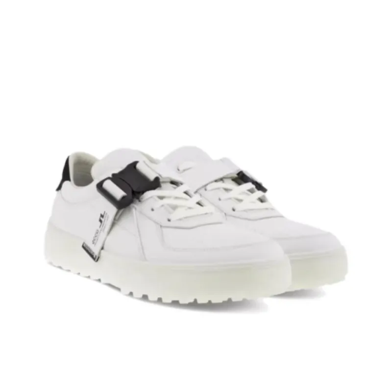 J Lindeberg x Ecco Wear-Resistant Low-Top Sports Casual Shoes Men's White-3