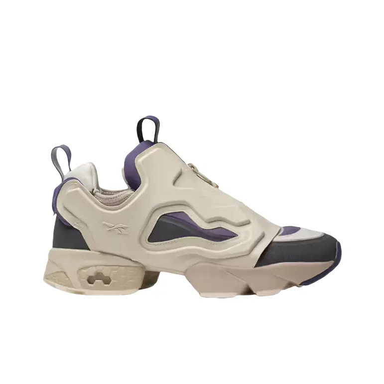 Footpatrol X Hiking Patrol x Reebok Instapump Fury Anti Slip Wear Resistant Low Top Casual Shoes Unisex Beige-1