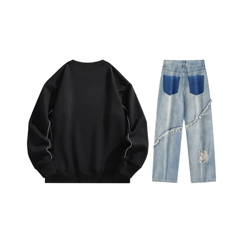 Crayon Shinchan Sweatshirt Set Unisex-13