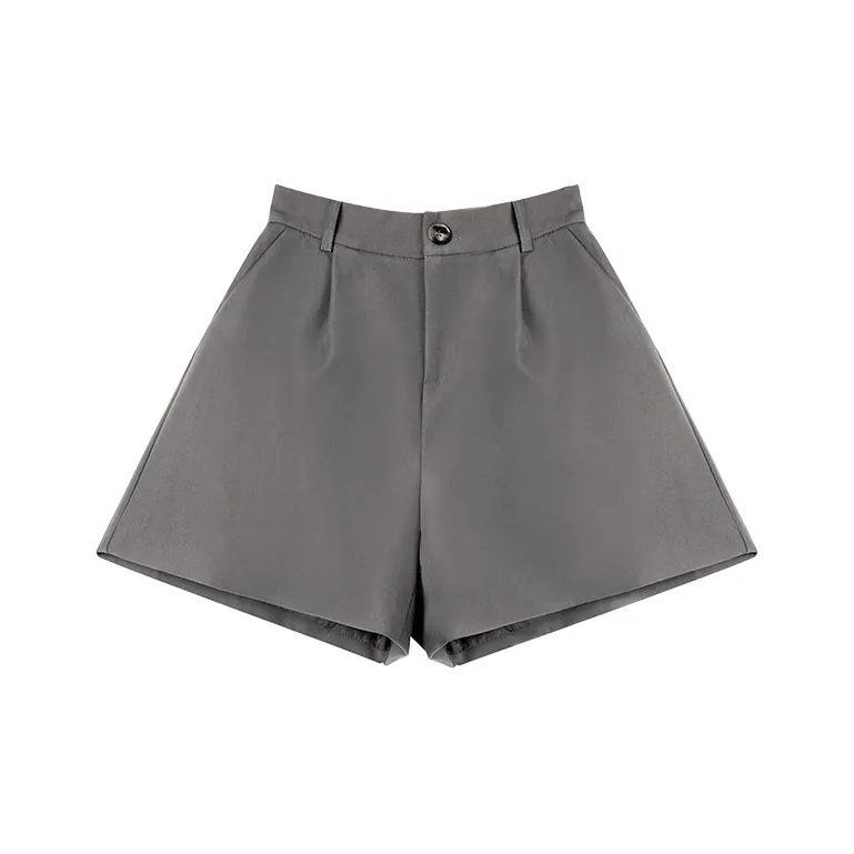 FAIRWHALE High Rise Loose Fit Casual Shorts Set Women's-3