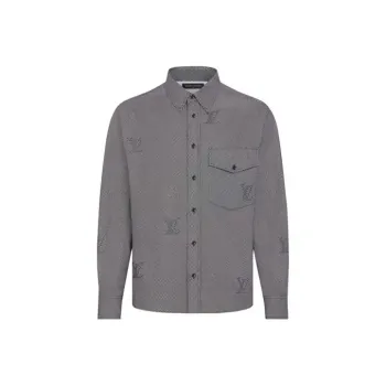 LOUIS VUITTON X Nigo Micro Damier & Lv Flannel Shirt