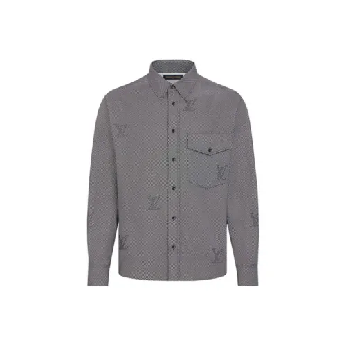 LOUIS VUITTON X Nigo Micro Damier & Lv Flannel Shirt