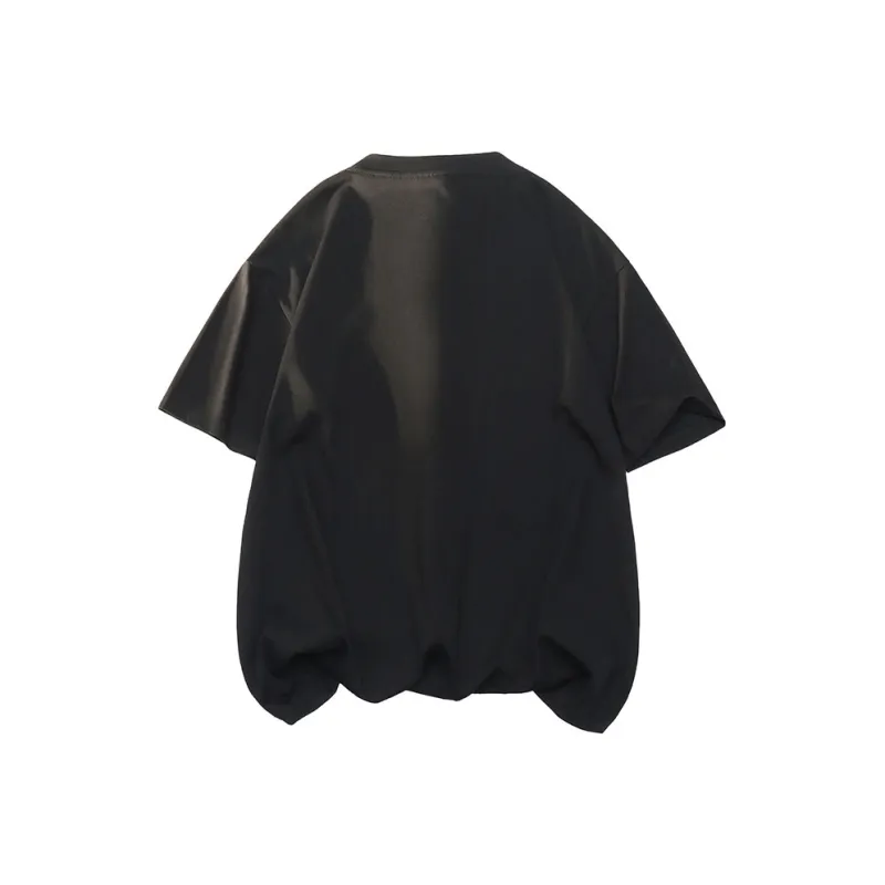 BRUMAIRE T Shirt Unisex Apricot Comes With Random Print Short Sleeved Top-3