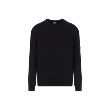C.P.Company Lens Detailed Light Fleece Sweatshirt
