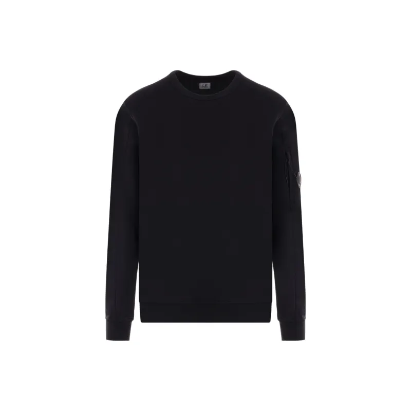C.P.Company Lens Detailed Light Fleece Sweatshirt-0