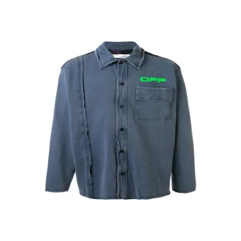 OFF WHITE SS20 Shirt Men's Denim Blue