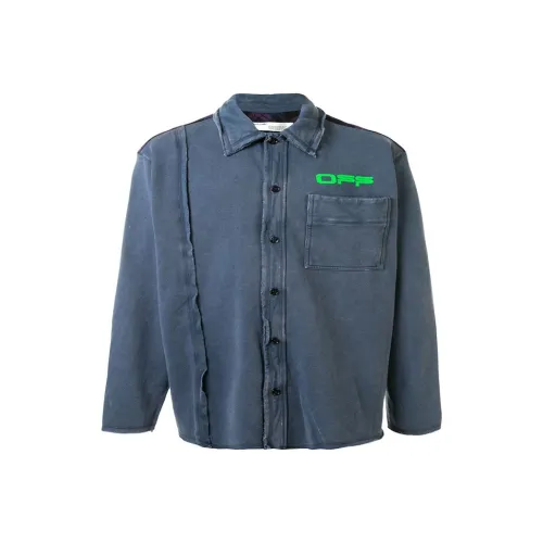 OFF WHITE SS20 Shirt Men's Denim Blue