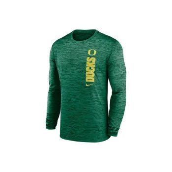 Nike Oregon Ducks Sideline Velocity Men's Nike Dri FIT College Long Sleeve T Shirt
