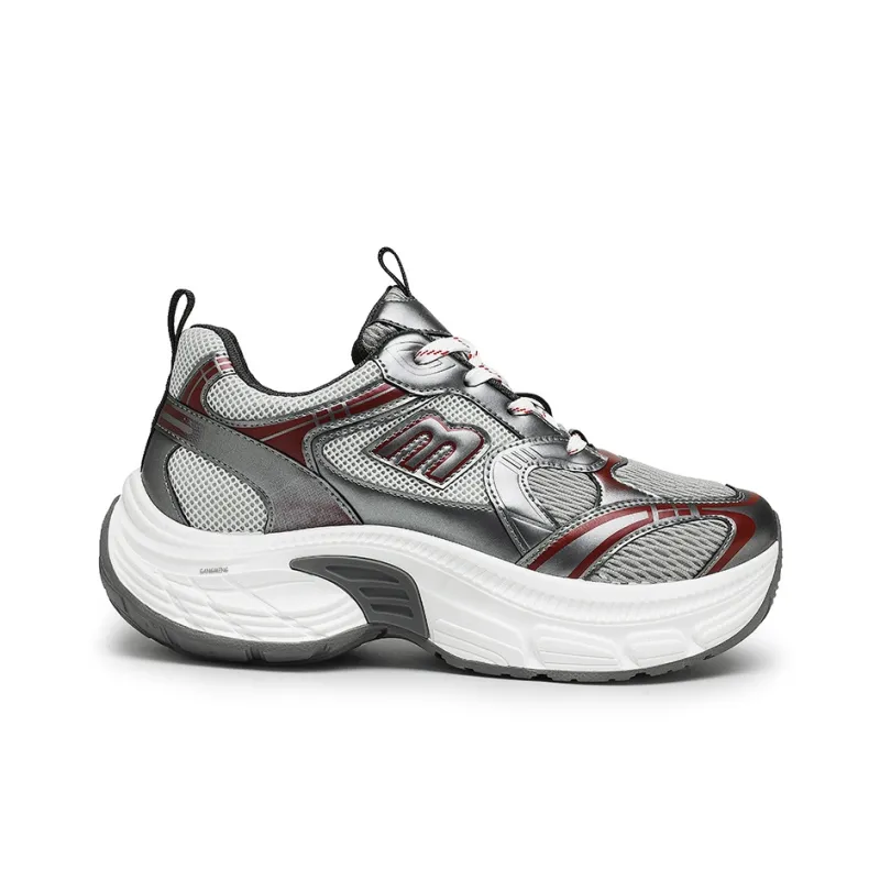Hong Kong Meng Slip Resistant, Breathable, Height Increasing Low Top Chunky Sneakers Men's-7