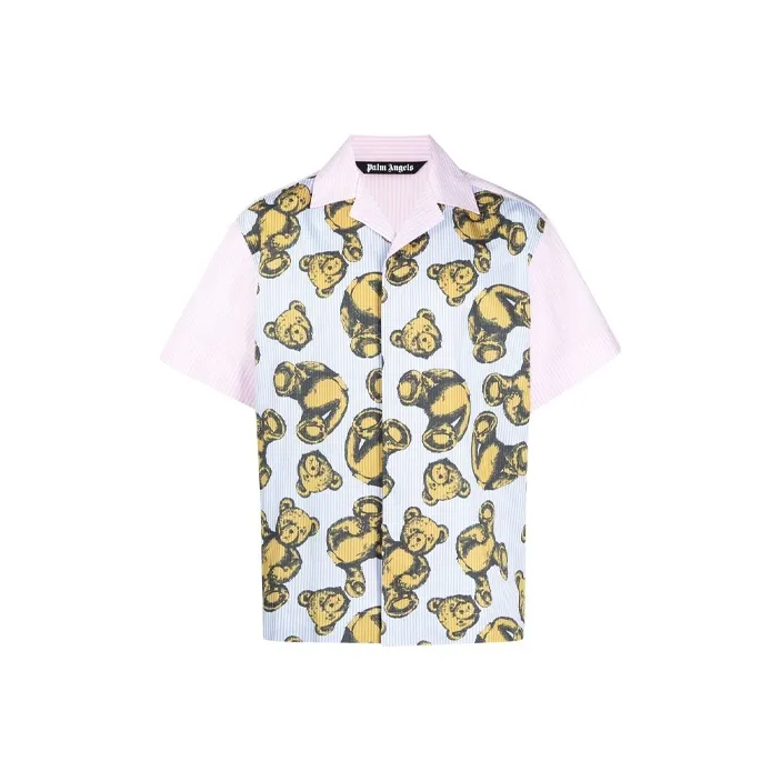 PALM ANGELS Bears Bowling Shirt-0