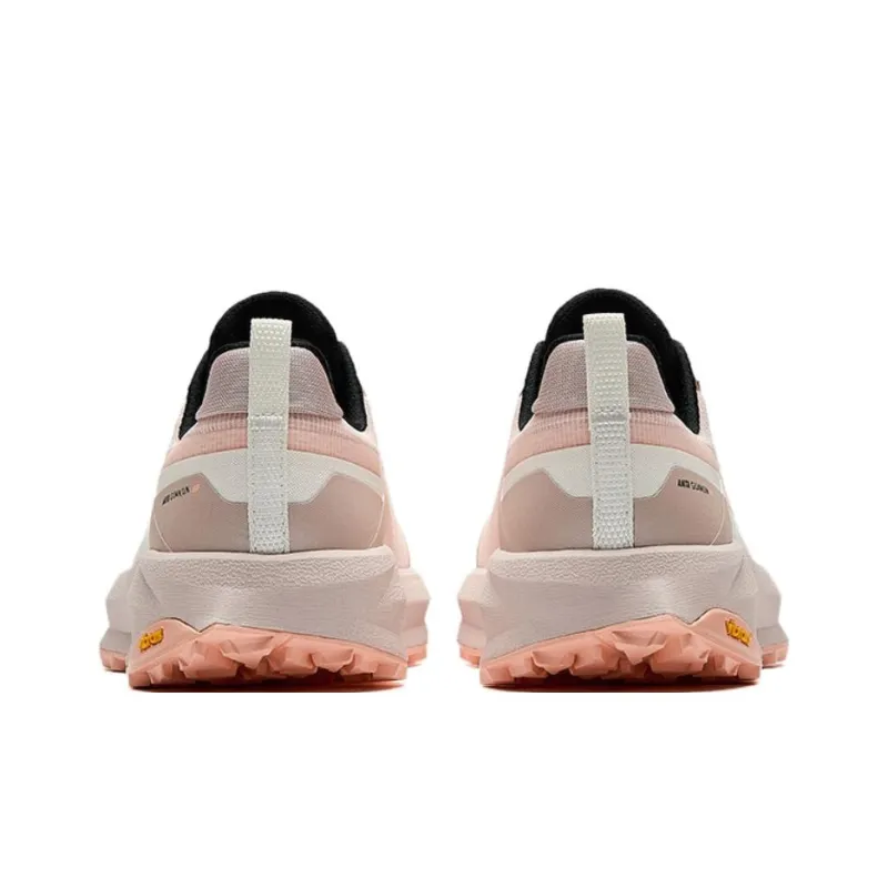 Anta Breathable And Slip Resistant Low Top Outdoor Shoes Women's Pink-3