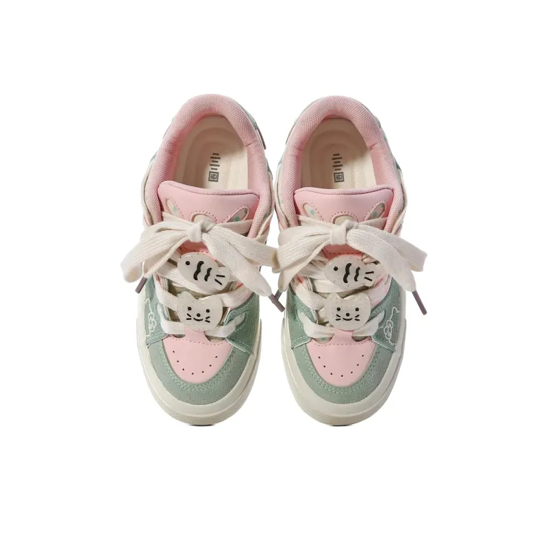Circle Small Height Increasing, Balance, Lightweight, And Breathable Low Top Canvas Shoes Women's-3