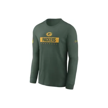 Nike Green Bay Packers Sideline Team Issue Men's Nike Dri FIT Nfl Long Sleeve T Shirt