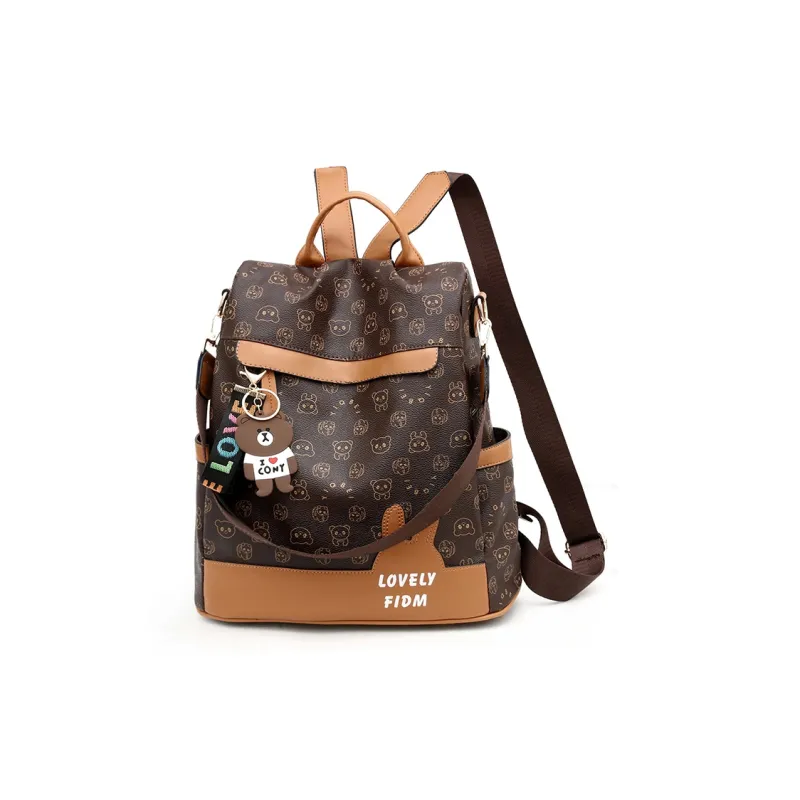 Weymond PU Backpack Regular Women's Multicolor-0