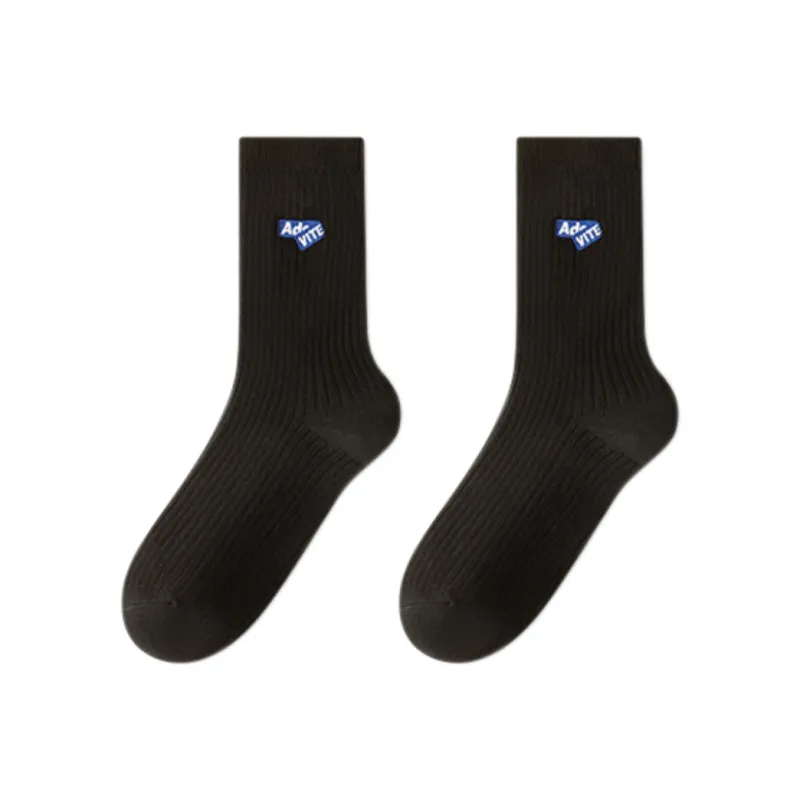 MIIOW Mid Calf Socks Unisex 2 Pack-3