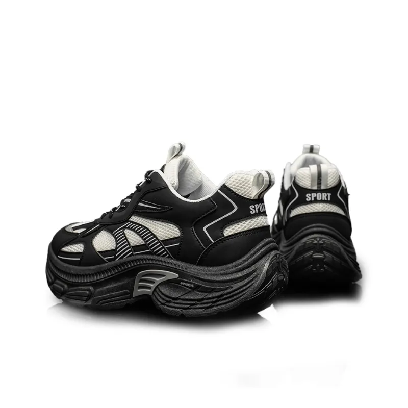 Hong Kong Meng Slip Resistant, Abrasion Resistant, Breathable Low Top Chunky Sneakers Men's-11
