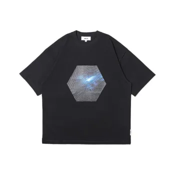UPXIW T Shirts Men Black